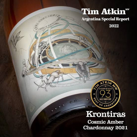 Krontiras Cosmic Amber Chardonnay Laranja 2021